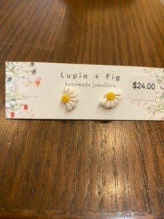 Stud Earrings - Lupin + Fig