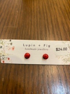 Stud Earrings - Lupin + Fig