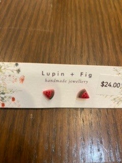 Stud Earrings - Lupin + Fig