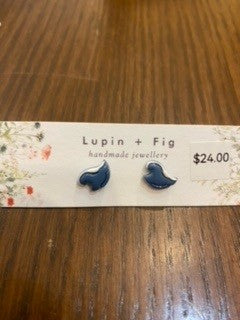 Stud Earrings - Lupin + Fig