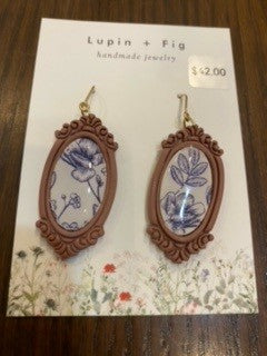 Dangle Earrings - Lupin + Fig