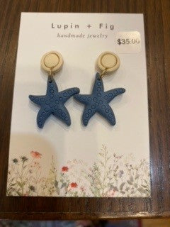 Dangle Earrings - Lupin + Fig