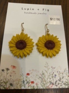 Dangle Earrings - Lupin + Fig