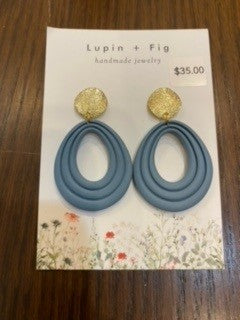 Dangle Earrings - Lupin + Fig