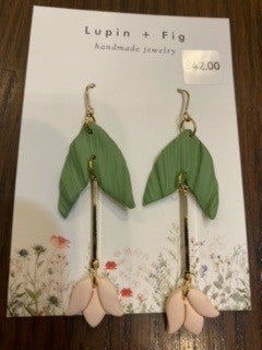 Dangle Earrings - Lupin + Fig