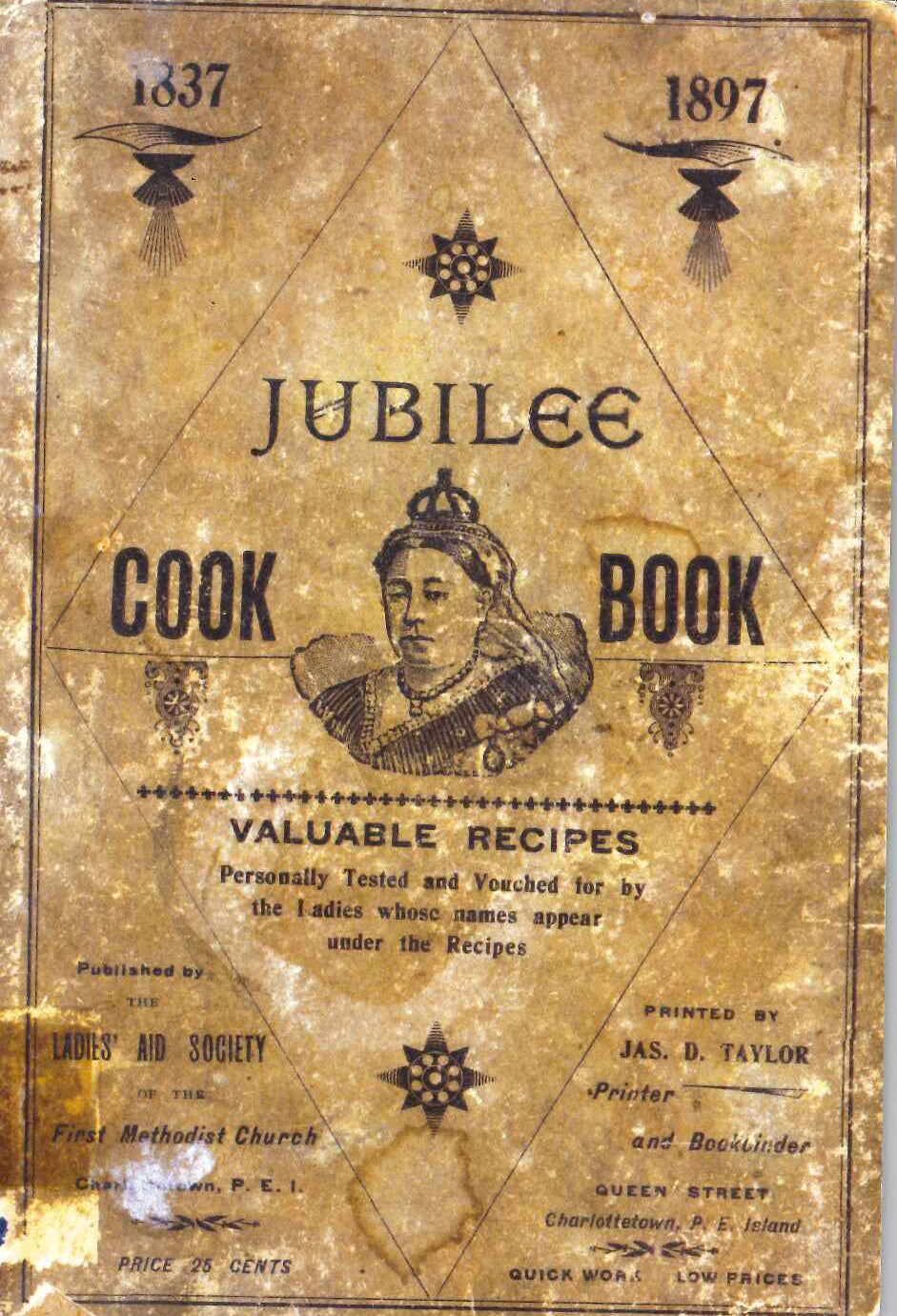 1837 - 1897 Jubilee Cookbook